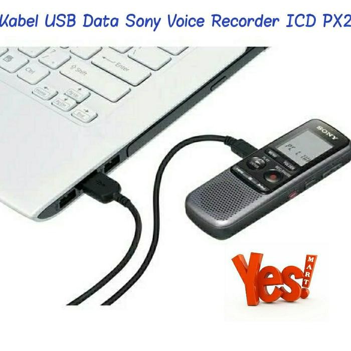 ใหม่- [สายอุปกรณ์เสริม] Sony เครื่องบันทึกเสียง PX240 USB Data Cable Mall - 5M