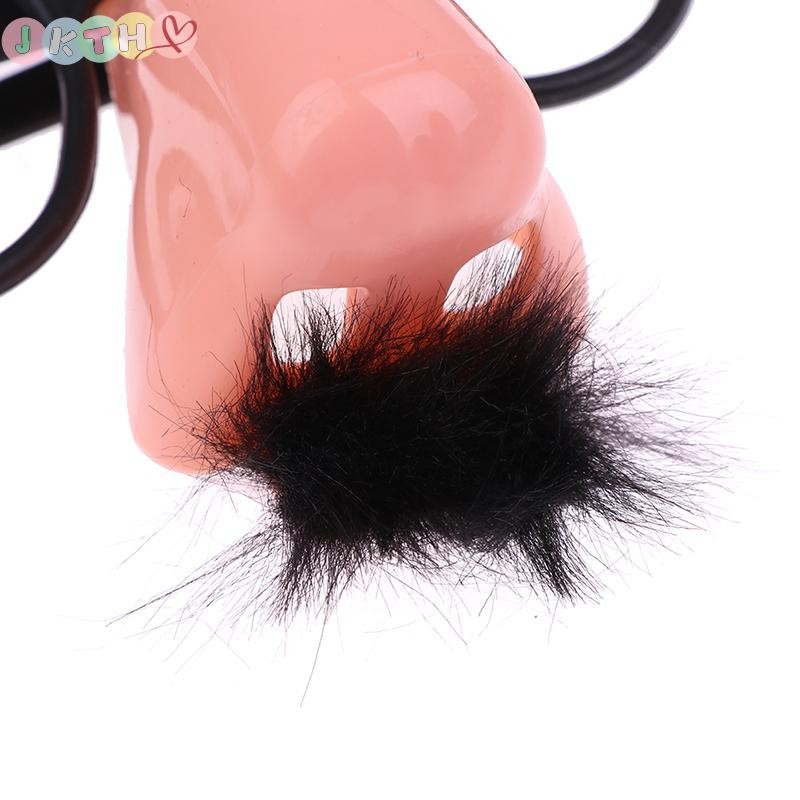 JKTH แฟนซีคอสเพลย์ปลอมตัว Moustache แว่นตาปาร์ตี้ฮาโลวีนชุดจมูกใหญ่ JKK