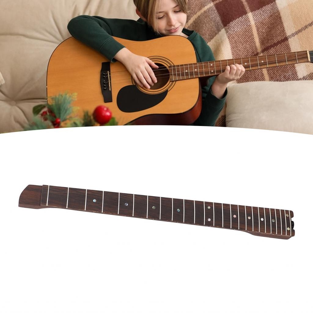 Vbabyhome-TH คอกีตาร์ไฟฟ้าไม้เมเปิล 25 Fret Fingerboard สำหรับประสิทธิภาพ