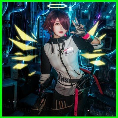ชุดคอสเพลย์ Arknights EXUSIAI พร้อมวิกผม สำหรับปาร์ตี้และฮาโลวีน