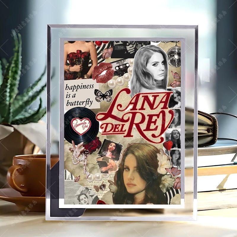 Lana Del Rey Lana Del Rey สินค้าแก้วคริสตัลกรอบรูปของขวัญเพลงตกแต่งลูกตุ้ม20251013