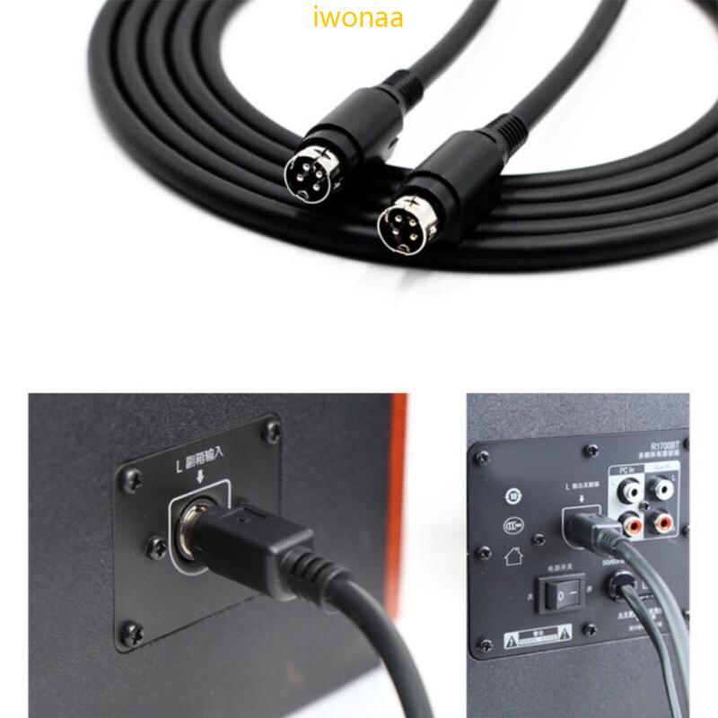 Iwo กันน้ํา 4Pin DIN ลําโพงชายสําหรับ R1700BTR1600TIII ลําโพง