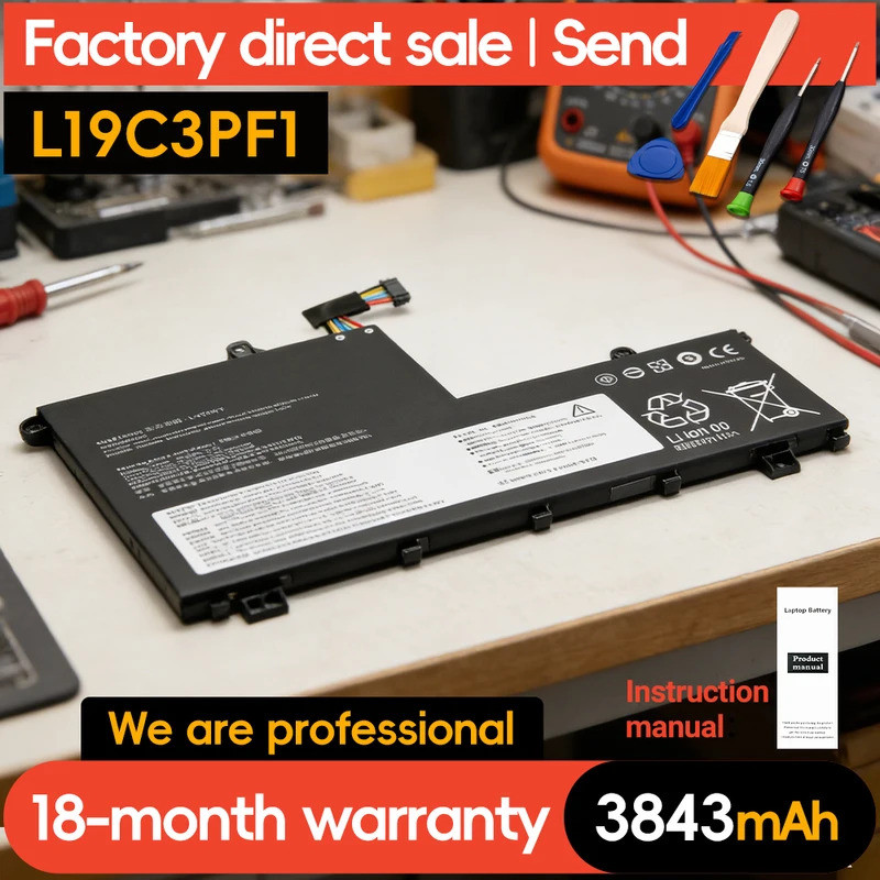 SUOZHAN L19C3PF1 แบตเตอรี่แล็ปท็อปสําหรับ Lenovo Thinkbook 14-IIL 15-IIL 20SM L19C3PF0 L19C3PF9 SB10