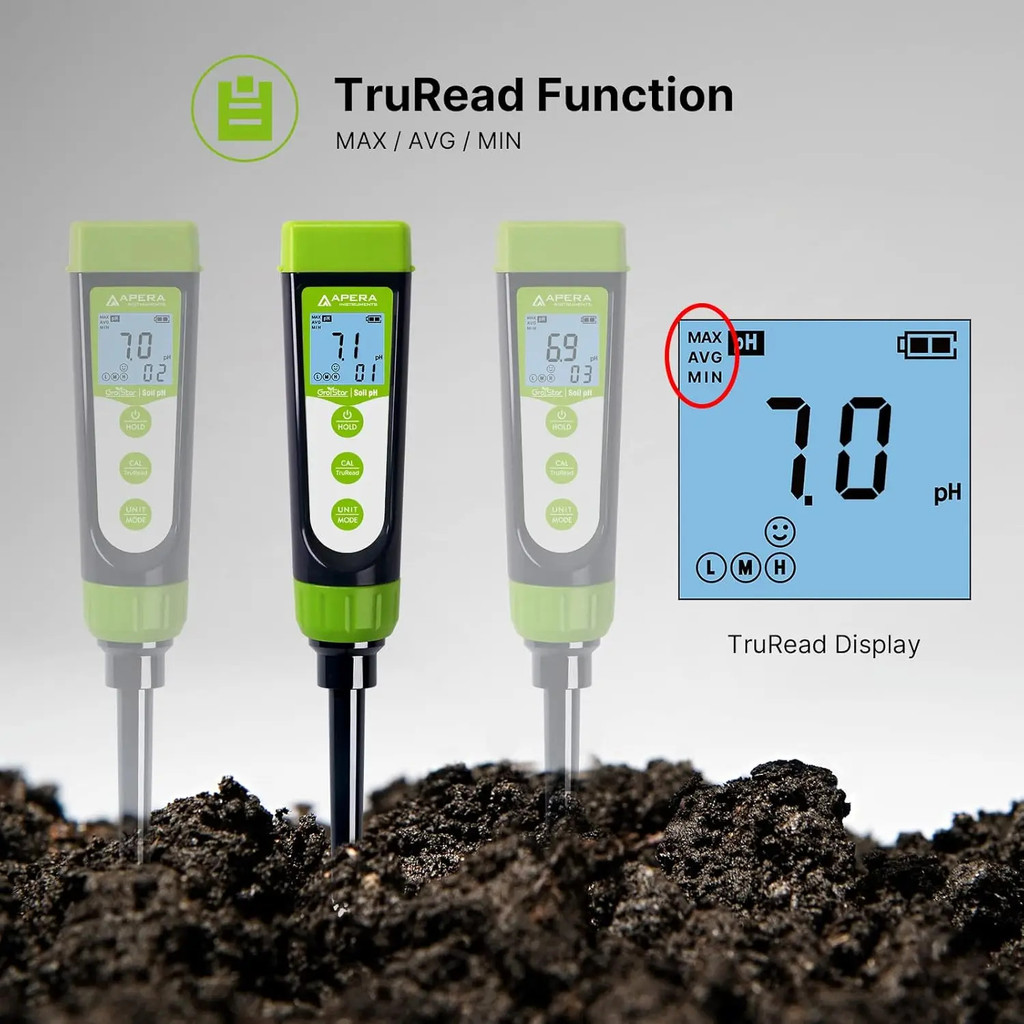 รูปลักษณ์ที่หรูหรา HEDAO Instruments AI102G GS2 Soil pH Sensor Pen Tester Kit AAA Battery Direct Soi