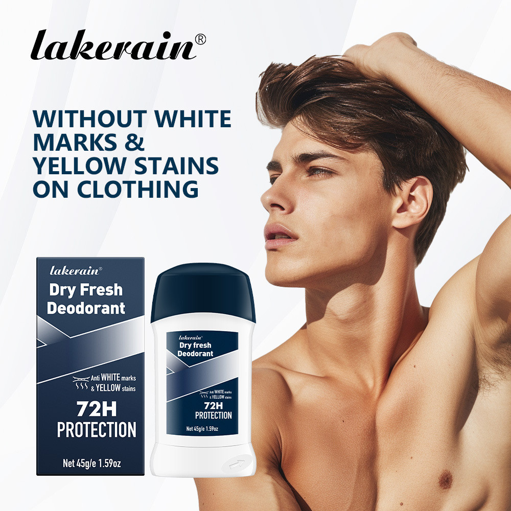 Lakerain Mens Deodorant Cream Fresh Dry Deodorant Balm Mens Deodorant Cream/Beads 6.15