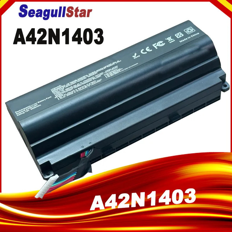 A42N1403 แบตเตอรี่แล็ปท็อปสําหรับ Asus ROG G751 G751J G751JL G751JM G751JT Series 0B110-00340000 A42