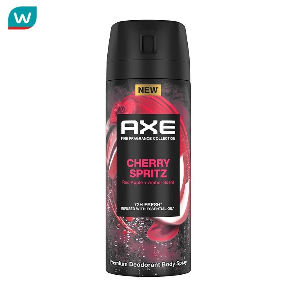 Axe แอ๊กซ์ ดีโอโดแรนท์ บอดี้ สเปรย์ เชอร์รี่ สปริตซ์ พรีเมี่ยม 135 มล. ลดเหงื่อระงับกลิ่น