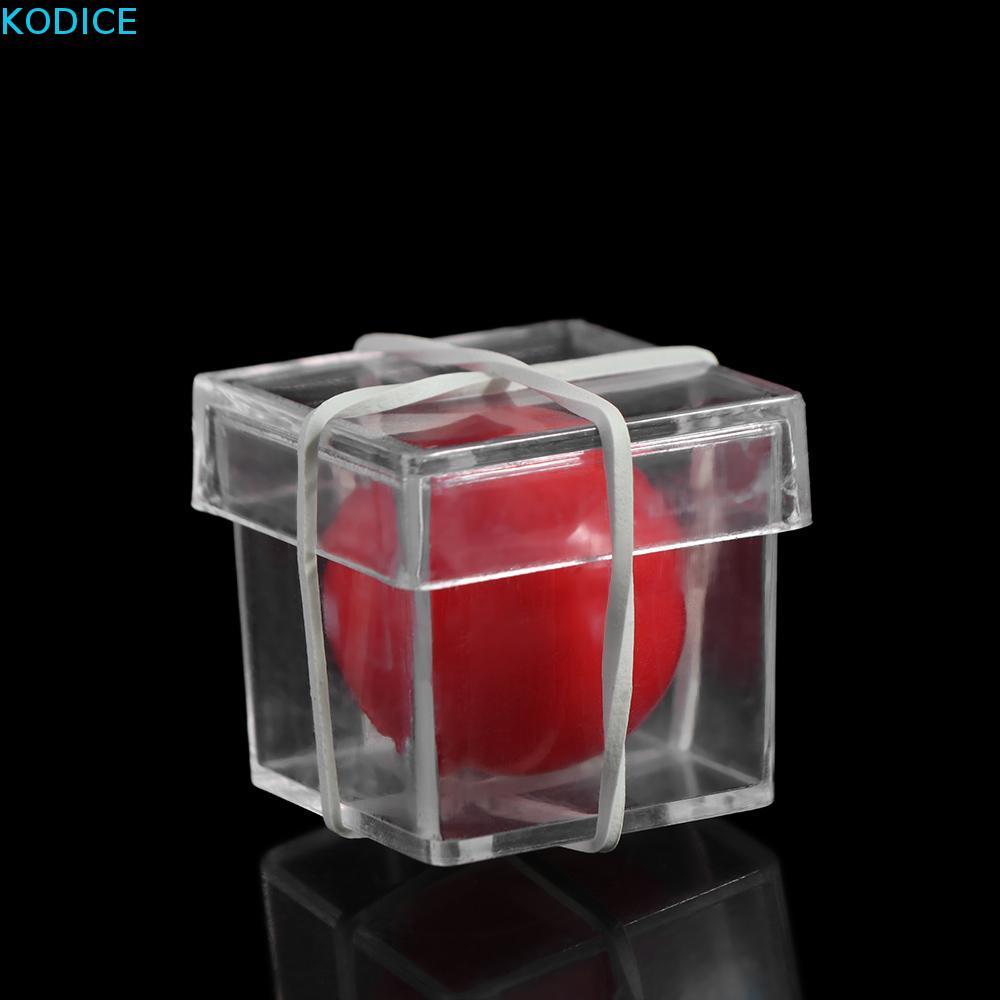 KODICE Clear Ball Through Box, Illusion Magician เกม Ball Penetrate กล่อง, อุปกรณ์เสริม Mentalism Gimmick Props พลาสติก Tricks Close Up