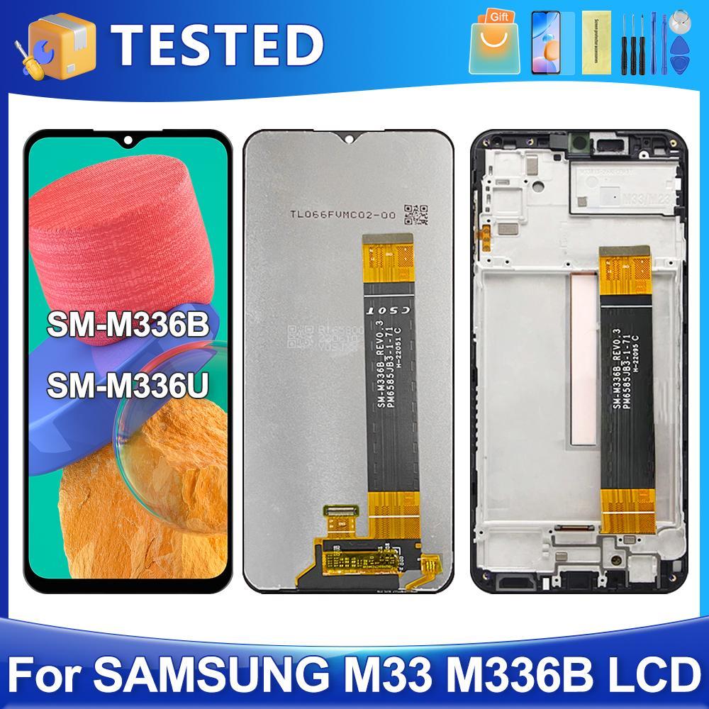 SAMSUNG OEM 6.6M33 5GสําหรับSamsungสําหรับM336 M336B M336BU M336KจอแสดงผลLCD Touch Screen Digitizer 