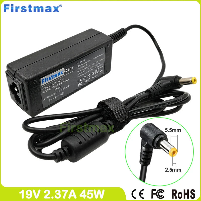 19V 2.37A 45W สําหรับ Toshiba Satellite Click 2 L30W-B L55-B L55-C5340 L55D-B M50DT-A NB10-A NB15t-A