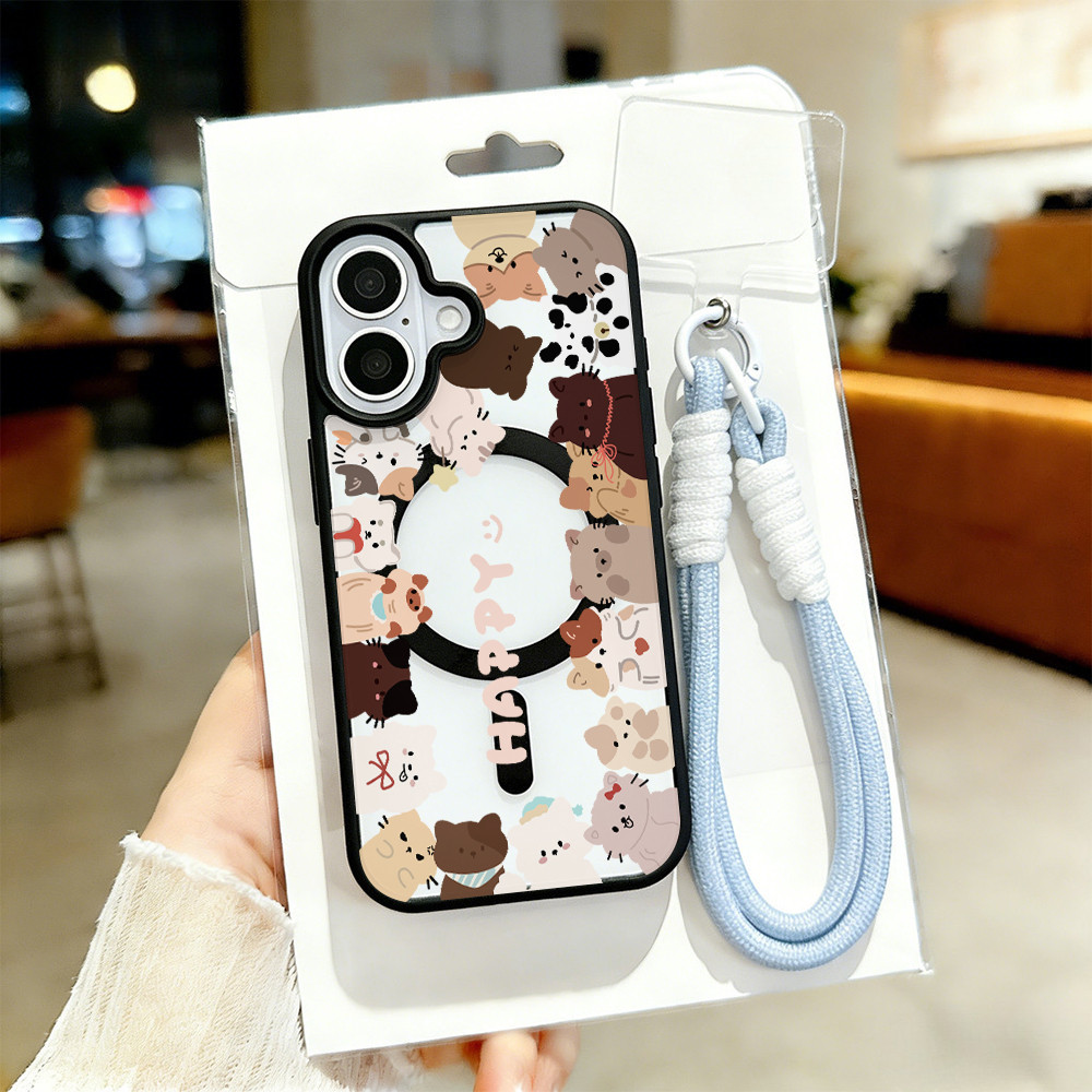 ชาร์จแบบแม่เหล็ก เคส Apple รองรับ เคสไอโฟน iPhone 17 16 15 14 13 PRO MAX 12 11 PRO MAX PLUS AIR PROMAX-BXMSCX197