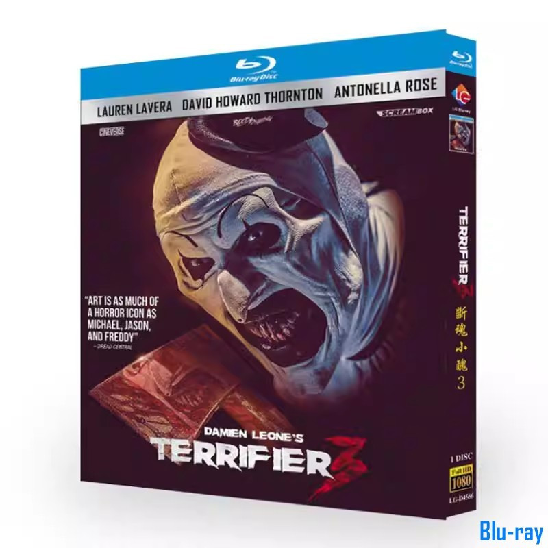[BRAND NEW SEALED] American Film Terrifier 3 (2024) Blu-ray 1 Disc Boxed