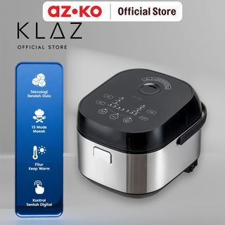 AZKO Klaz 1.8 ltr Vapori Rice Cooker Low Sugar - Putih Penanak Nasi Magic Com Rice Steamer Alat Masak Nasi