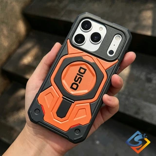 DISD Supreme Armor ขาตั้งแม่เหล็กสําหรับ iPhone 12 13 14 15 16 17 Pro Max Matte Full Coverage กันชนกันกระแทก
