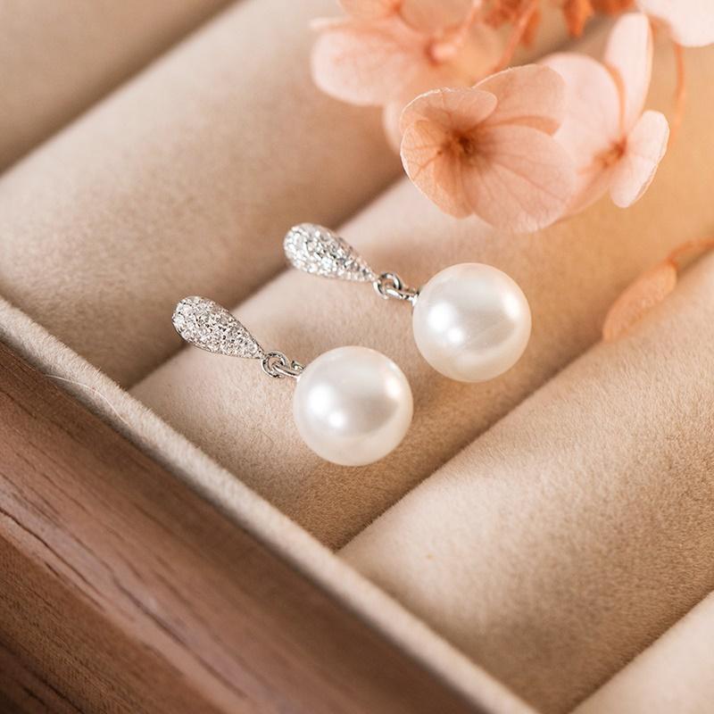 Lumina Earrings ต่างหูเงินแท้ S925 [MERCELO]
