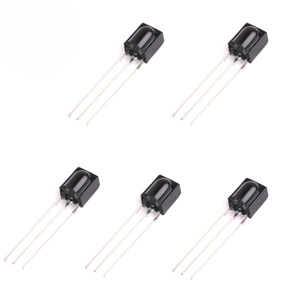 5PCS ระยะแผนกต้อนรับ 15M อินฟราเรด VS838 โมดูลรับสัญญาณ 38KHZ หัวรับอินฟราเรดแบบบูรณาการ