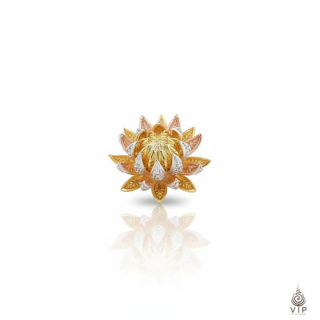 (แท้100% ส่งไว) 🌸 ดอกพิกุลมงคลทรัพย์ หลวงปู่ยูร วัดหนองป่าหมาก  | 💰 Dok Pikoon Wealth Amulet  | 毗宫花财富佛牌 🙏