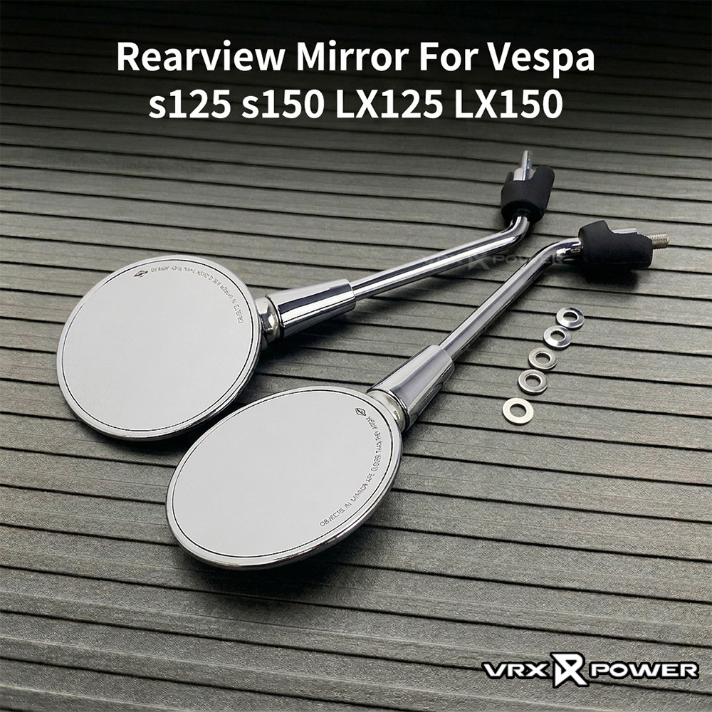 M8 กระจกมองหลังคู่สําหรับ Vespa s125 s150 LX125 LX150