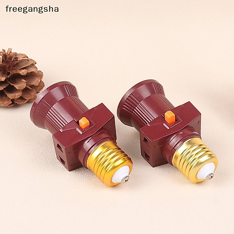 [FREG] 1 PC E27 พร้อมซ็อกเก็ตสกรูคู่อเนกประสงค์ซ็อกเก็ตผู้ถือโคมไฟปลั๊กซ็อกเก็ตฐานโคมไฟ Lighg อุปกรณ์เสริม FDH