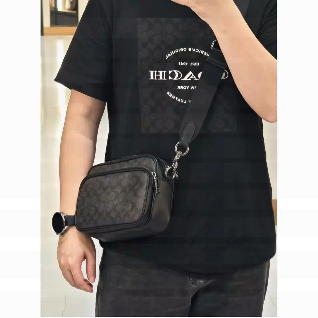 Crossbody CDB24 CDB25 กระเป๋าผู้ชาย กระเป๋าสะพายข้างผู้ชาย กระเป๋าสะพายไหล่ แฟชั่น สายปรับได้ COAC96