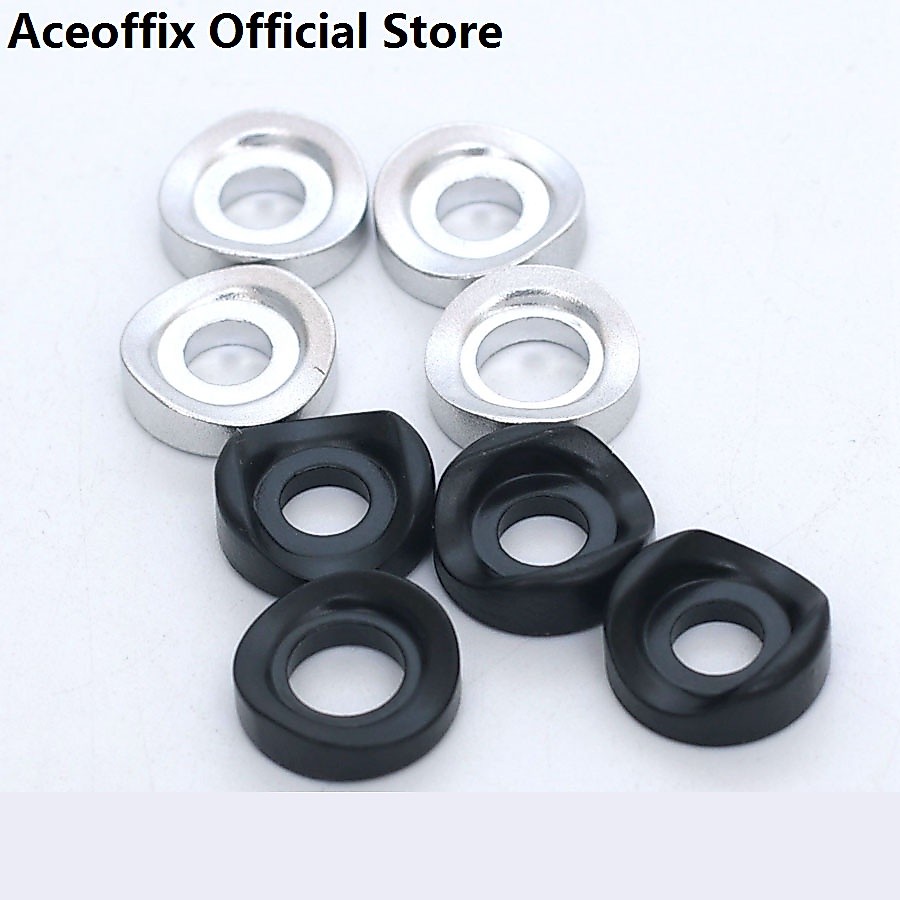 Aceofix เครื่องซักผ้าเบรคสําหรับ Brompton จักรยานด้านหน้าด้านหลังส้อมครึ่งวงกลมเบรคปะเก็น CNC อลูมิเนียม 5.6g