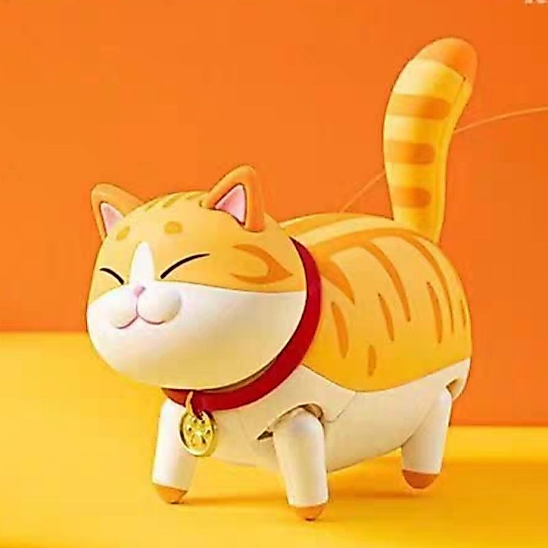 [New] โมเดลแมวเดินได้ ขยับได้ น่ารักๆ ขนาด10cm มี6สี (แยกขาย)