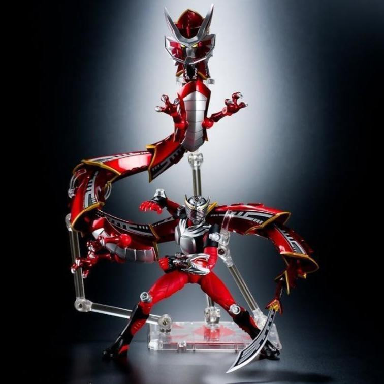 หน้ากาก Dragon Rider shf Ryuki Warriors Dragon Contract Beast Movable Model Figure Jewelry