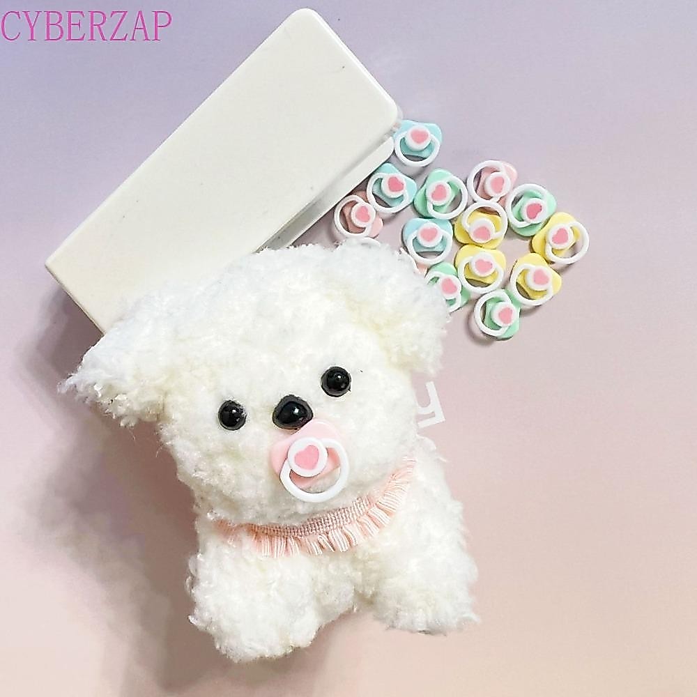 CYBERZAP มินิตุ๊กตา Pacifier 4 ชิ้น สีชมพู/สีฟ้า สําหรับ BJD Dummy น่ารัก อุปกรณ์เสริมเด็ก พลาสติก