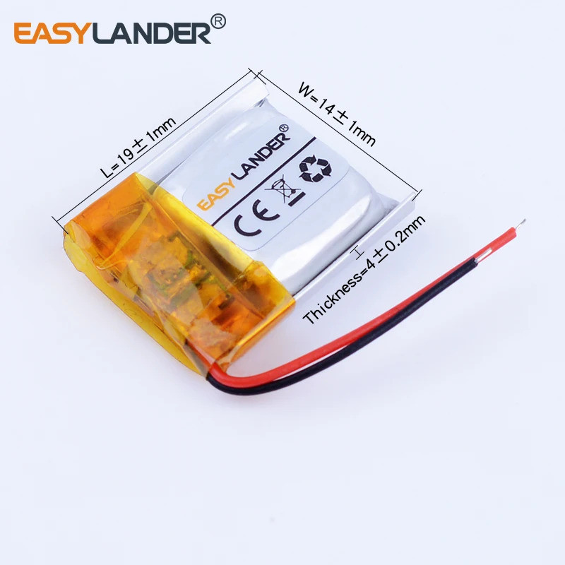 10 ชิ้น/ล็อต 3.7V 70mAh 401420 401419 401520 แบตเตอรี่ลิเธียมโพลิเมอร์ LiPo สําหรับหูฟังบลูทูธ Mp3 M