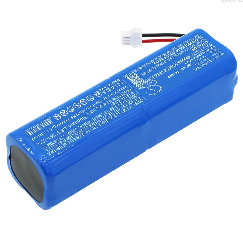 14.8V 5200mAh เครื่องดูดฝุ่นแบตเตอรี่ TAB-T710L สําหรับ Haier TP53 TT53 TT53 Pro TAB-T710L TAB-QS60S