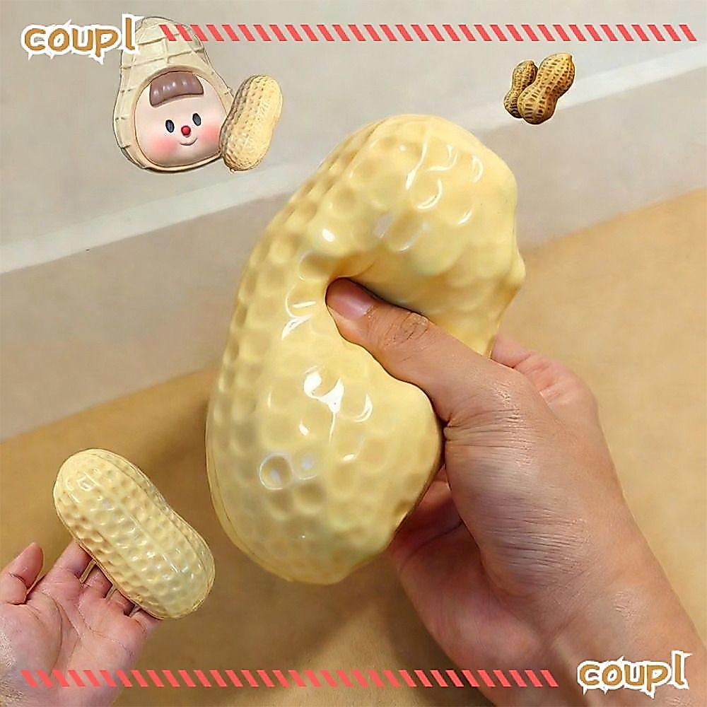 COUPLDW บีบ Fidget ของเล่น,ช้า Rebound นุ่มจําลองถั่วลิสง Squishy ของเล่น, Creative ความเครียดบรรเทา Decompression ของเล่น Party Favors ของขวัญ