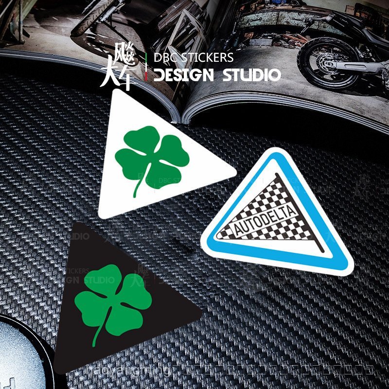 สินค้าใหม่ Alfa Romeo Alfa Romeo Delta Corse Body Sticker กันน้ําสะท้อนแสง