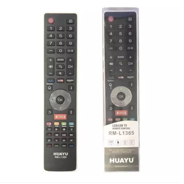 HUAYU RM-L1365 ใช้ LCD โทรทัศน์รีโมทคอนโทรลทํางาน Devant EN-31906D LCD LED Universal TV รีโมทคอนโทรล