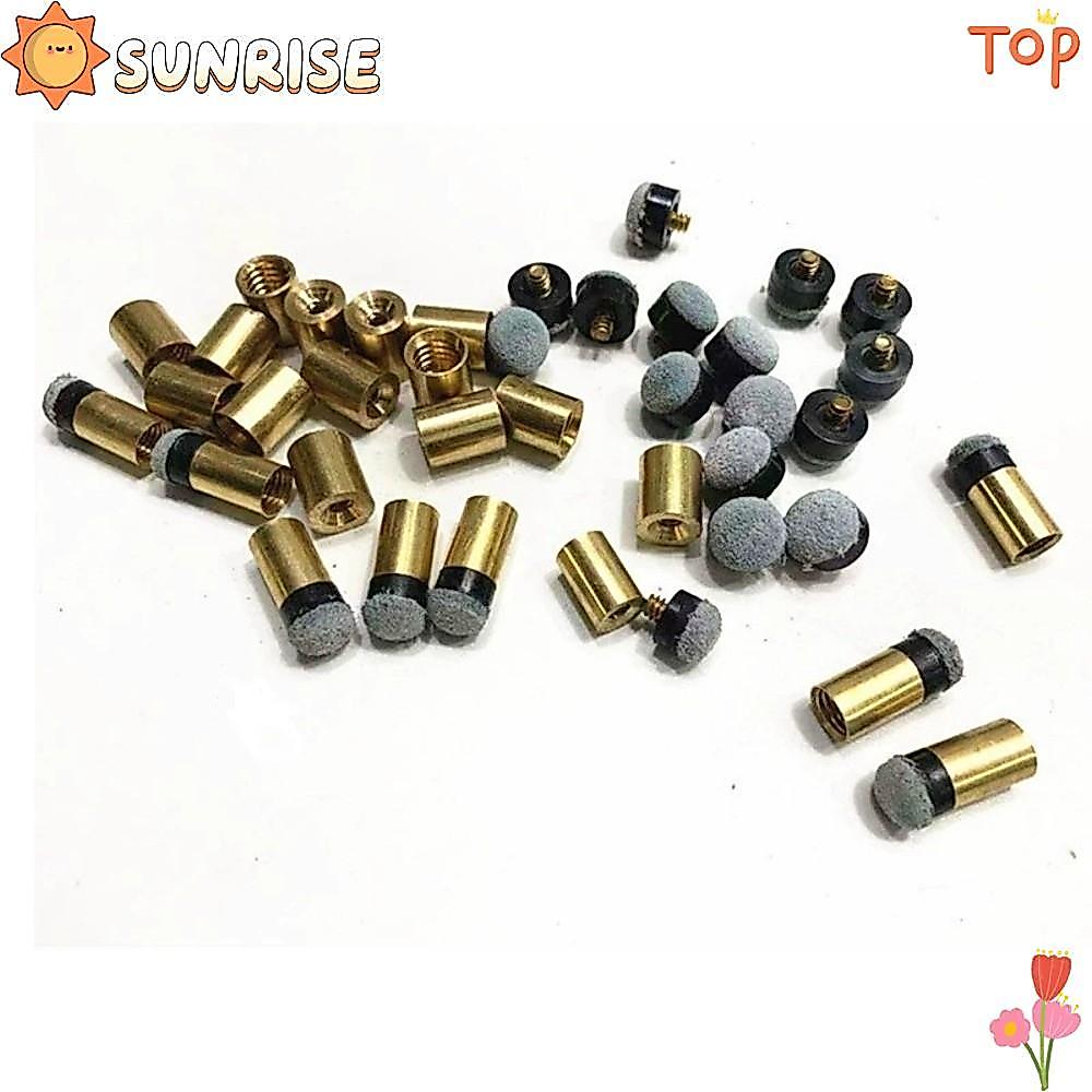 ปลอกปลายคิวยางสระเก็บเสียง พร้อมพินท้ายสำหรับบิลเลียด ขนาด 10 มม. เสริมความทนทานและประสิทธิภาพ
