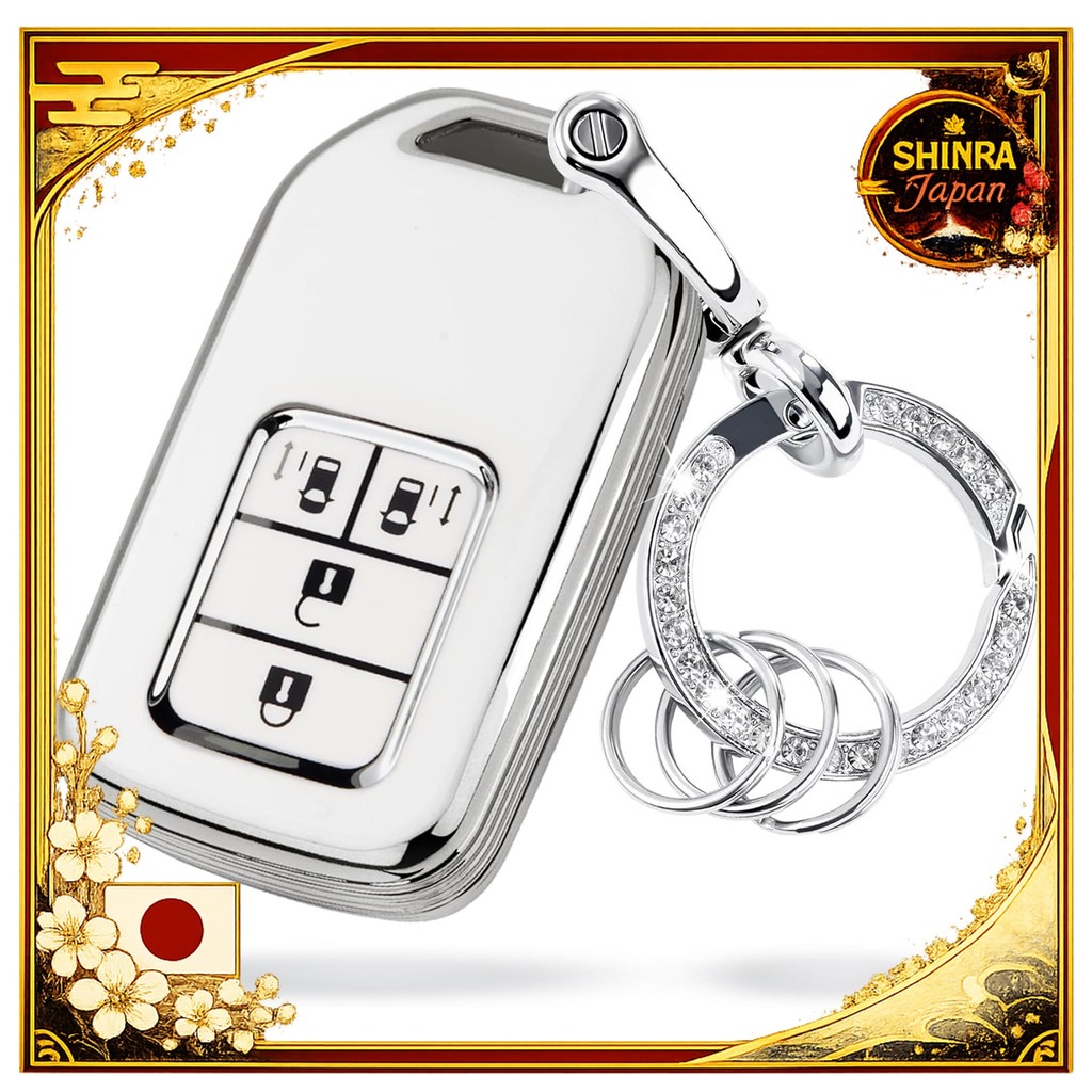 《Direct From Japan》  Unhoke Compatible with Honda Key Case Freed Key Cover Vezel RU Series New Fit S
