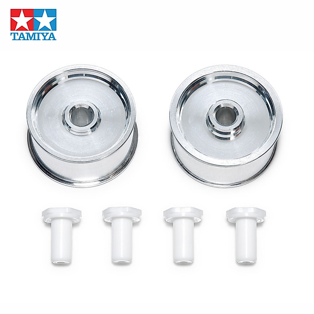 TAMIYA Mini 4WD HG HEAVY ALUMINUM WHEELS for LOW-PROFILE TIRES II (REVERSIBLE, 2PCS.) No:95660 ของแท้