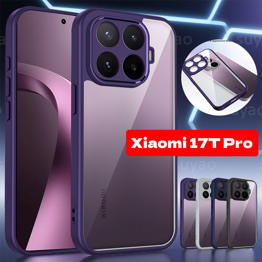 THAA เหมาะสําหรับ Xiaomi 17 T Pro 17 T Pro 20 26 โปร่งใส Matte เคสโทรศัพท์เคสซิลิโคน Xiaomi 17 T Pro