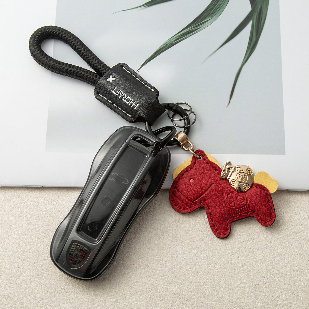 Porsche Paramela Key Holder Cayenne macan911cayenne718 Maca taycan Cayenne โปร่งใส