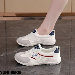 FINDME 36-41 Sepatu Sneakers Wanita Cantik Keren Model Korea Style Bahan Pu Bagus Yuni