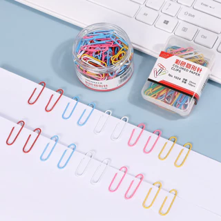 คลิปหนีบกระดาษ 160ตัว 500ตัว ลวดเสียบกระดาษ ขนาดมาตรฐาน Paper Clips คลิปลวดหนีบกระดาษ ลวดหนีบกระดาษ