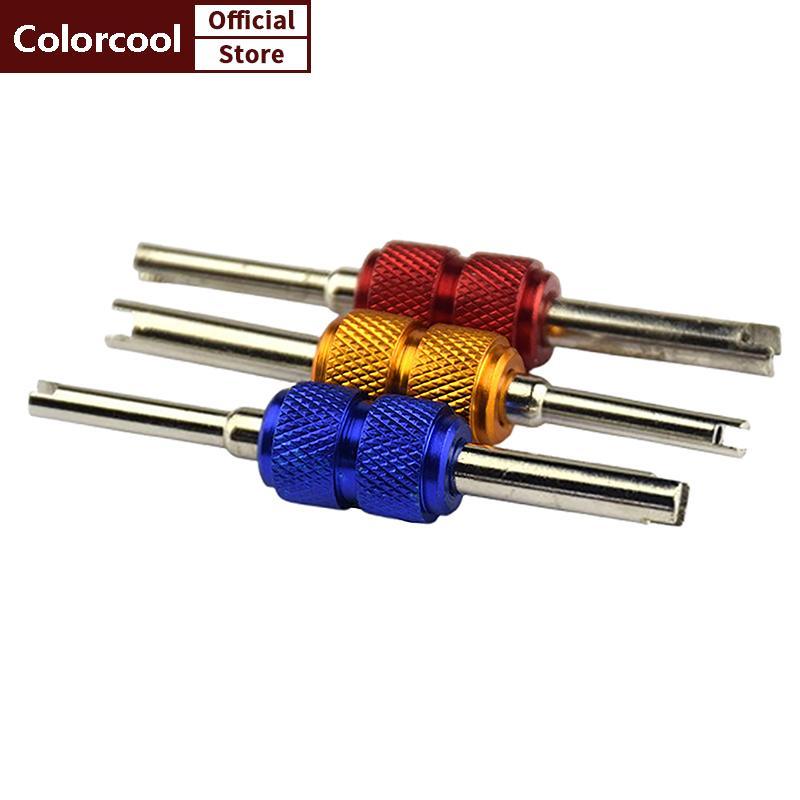TH Universal ยางวาล์ว Core Stems Remover ไขควงเครื่องมือ Dual ใช้รถอุปกรณ์เสริม HH