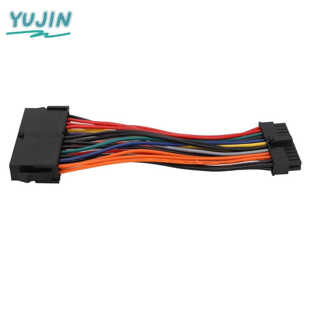 YUJIN 24 Pin To Mini 24 Pin สาย, 14 ซม.ความยาว ATX สายไฟ, Simple Operation 24 Pin PSU ATX สายสําหรับ