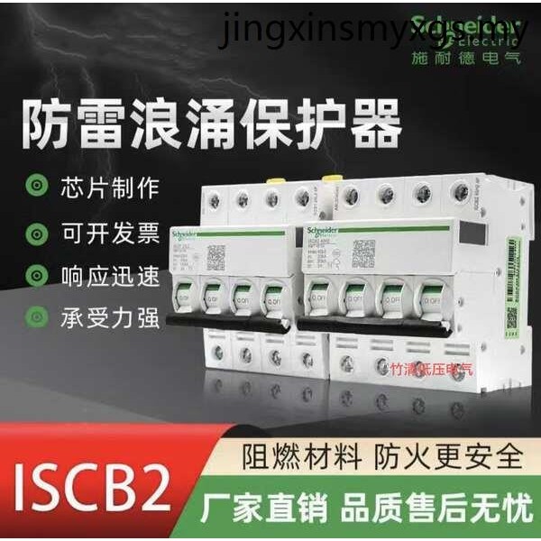 Schneider Surge Back Protector ISCB 40H2 4P First Class Lightning Protection ตัวป้องกันเฉพาะ ISCB1 2