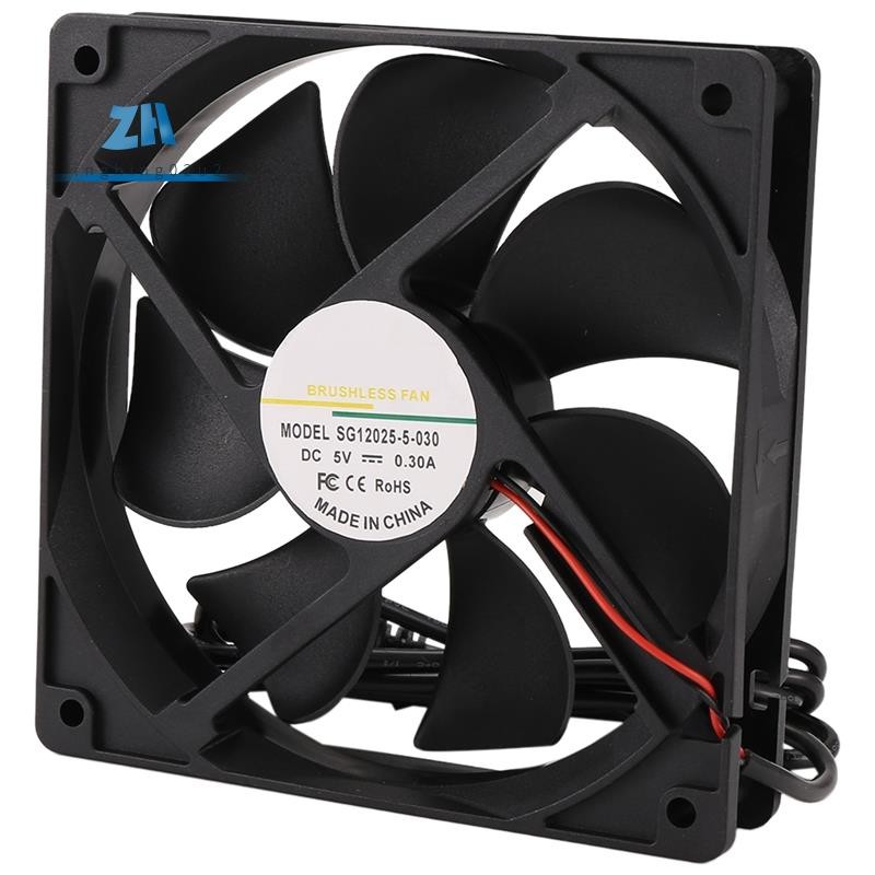 5V USB 2000RPM 12CM พัดลมระบายความร้อนเครื่องทําความเย็นความเร็วสูงสําหรับ Iceriver KS0 KS0 Pro