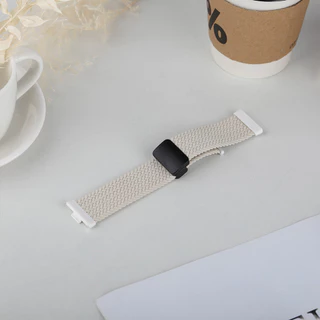 สายรัดไนลอนอ่อน for Huawei Watch Fit 5 4 3 / 5 Pro / 4 Pro สายรัดข้อมือแม่เหล็กถักหายใจปรับได้อุปกรณ์เสริม