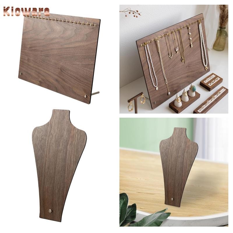 [โคลแวร์] ที่ใส่สร้อยคอไม้, ที่เก็บเครื่องประดับแบบพกพา, แท่นโชว์ร้าน
