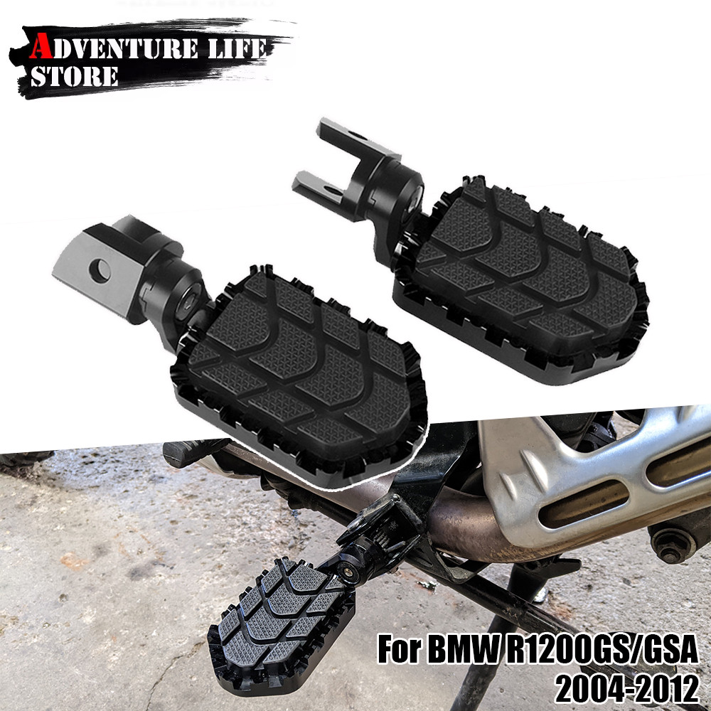 Gรถจักรยานยนต์ Footrest Footpeg เท้าวางสําหรับ BMW R1200GS ผจญภัย R 1200 GS GSA1200 R1200GSA ADV Bil