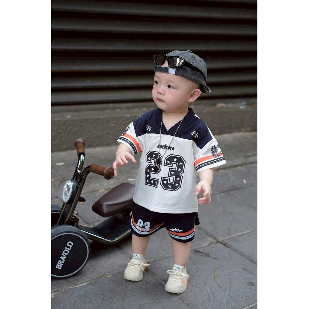 KAHNOM6462✅ชุดเด็กพร้อมส่ง✅ งาน Hiend 🎉Set 23 Racing Star ชุดสุดหล่อ เรียบๆ ใส่ได้ทั้งลูกชายลูกสาว