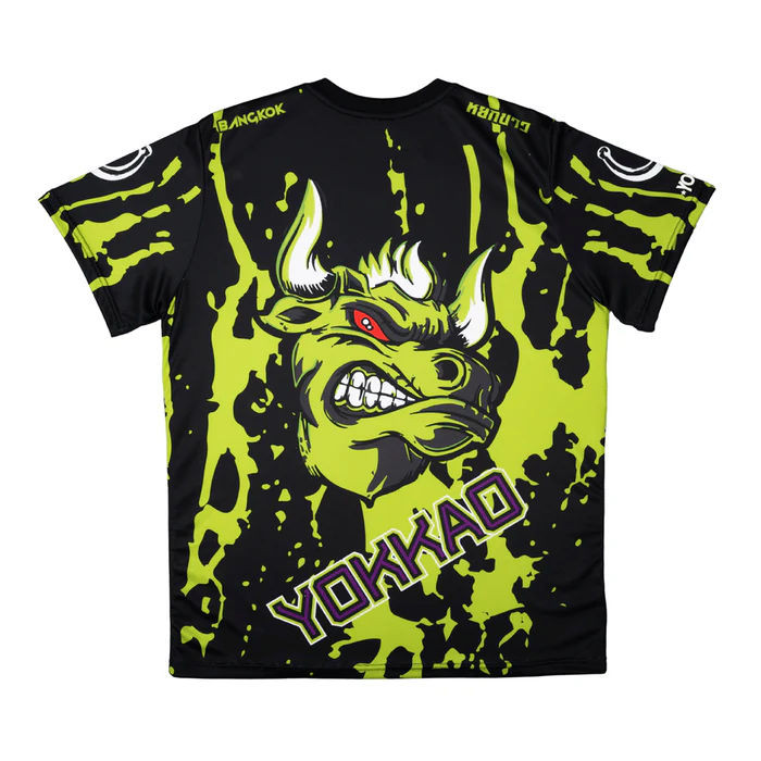 เสื้อยืดผู้ชาย Yakao Bull สไตล์มวยไทยสำหรับการออกกำลังกายกลางแจ้ง เหมาะสำหรับฤดูร้อน
