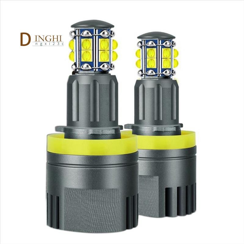 H8 หลอดไฟหน้า 6000K 120W LED Angel Eyes ไฟ Canbus สําหรับ E60 E61 E63 X5 E70 X6 E71 E90 E91 E92 E93 